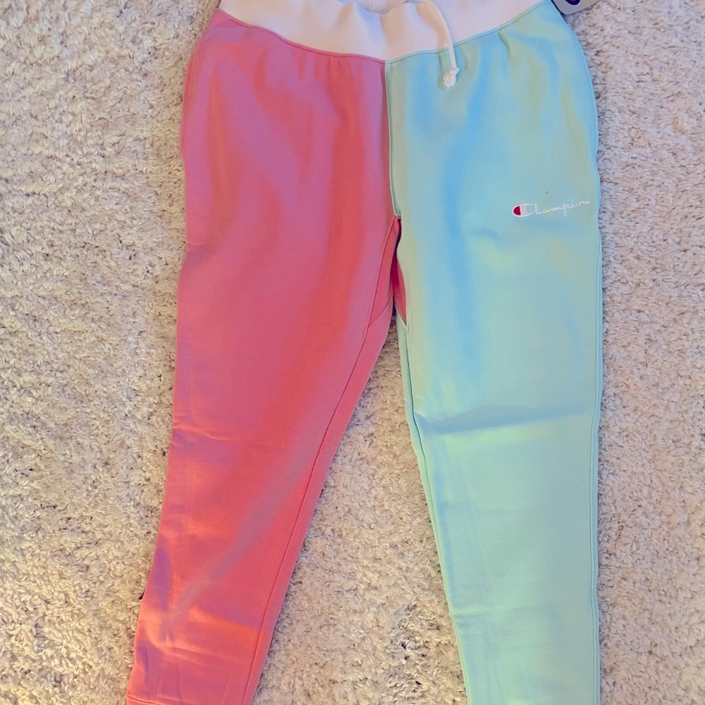 Champion reverse weave sweatpants joggers Mens Large NWT